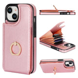 Ring Holder Louver Wallet Case | for iPhone 15