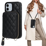 Crossbody Zipper Handbag Wallet Case | for iPhone 12 Mini