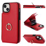 Ring Holder Louver Wallet Case | for iPhone 15 Plus
