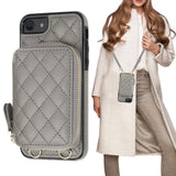 Crossbody Zipper Handbag Wallet Case | for iPhone 7/8/SE 2000