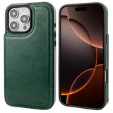 Magsafe Leather Wallet Card Holder Case | for iPhone 16 Pro Max