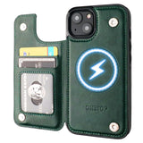 Magsafe Leather Wallet Card Holder Case | for iPhone 13