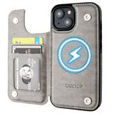 Magsafe Leather Wallet Card Holder Case | for iPhone 15