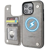 Magsafe Leather Wallet Card Holder Case | for iPhone 16 Pro Max