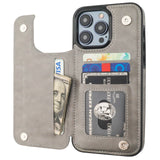 Leather Wallet Card Holder Case | for iPhone 15 Pro Max