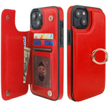 Ring Holder Wallet Card Case | for iPhone 15 Plus