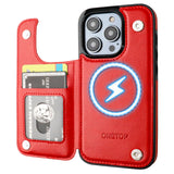 Magsafe Leather Wallet Card Holder Case | for iPhone 14 Pro