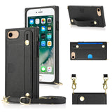 Crossbody Wrist Kickstand Wallet Case | for iPhone 7/8/SE 2020