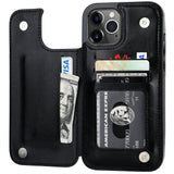 Leather Wallet Card Holder Case | for iPhone 12 Pro Max