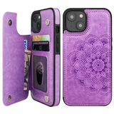 Mandala Pattern Wallet Card Case | for iPhone 14