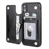Leather Wallet Card Holder Case | for iPhone XR