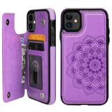 Mandala Pattern Wallet Card Case | for iPhone 11