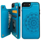 Mandala Pattern Wallet Card Case | for iPhone 7/8 Plus
