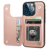 Leather Wallet Card Holder Case | for iPhone 13 Pro