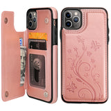 Butterfly Pattern Flip Wallet Case | for iPhone 11 Pro Max