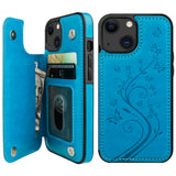 Butterfly Pattern Flip Wallet Case | for iPhone 13