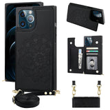 Mandala Pattern Crossbody Strap Wallet Case | for iPhone 12 Pro Max