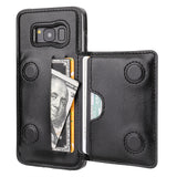 Kickstand Flip Magnetic Wallet Case | for Galaxy S8