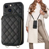 Crossbody Zipper Handbag Wallet Case | for iPhone 13