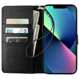 Premium Leather Flip Kickstand Wallet Case | for iPhone 13 Pro Max