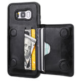Kickstand Flip Magnetic Wallet Case | for Galaxy S8 Plus
