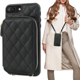 Crossbody Zipper Handbag Wallet Case | for iPhone 7 Plus