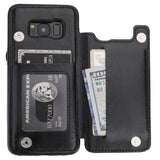 Leather Wallet Card Holder Case | for Galaxy S8