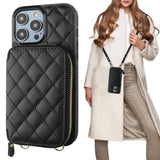Crossbody Zipper Handbag Wallet Case | for iPhone 14 Pro Max