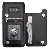Leather Wallet Card Holder Case | for Galaxy S10e