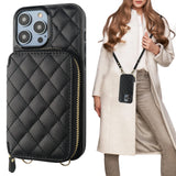 Crossbody Zipper Handbag Wallet Case | for iPhone 14 Pro