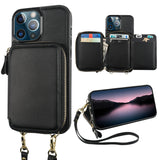 Adjustable Crossbody Zipper Purse Case | for iPhone 13 Pro Max