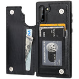 Leather Wallet Card Holder Case | for Galaxy Note 10
