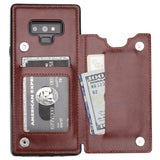 Leather Wallet Card Holder Case | for Galaxy Note 9