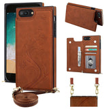 Pattern Printing Crossbody Wallet Case | for iPhone 7/8 Plus