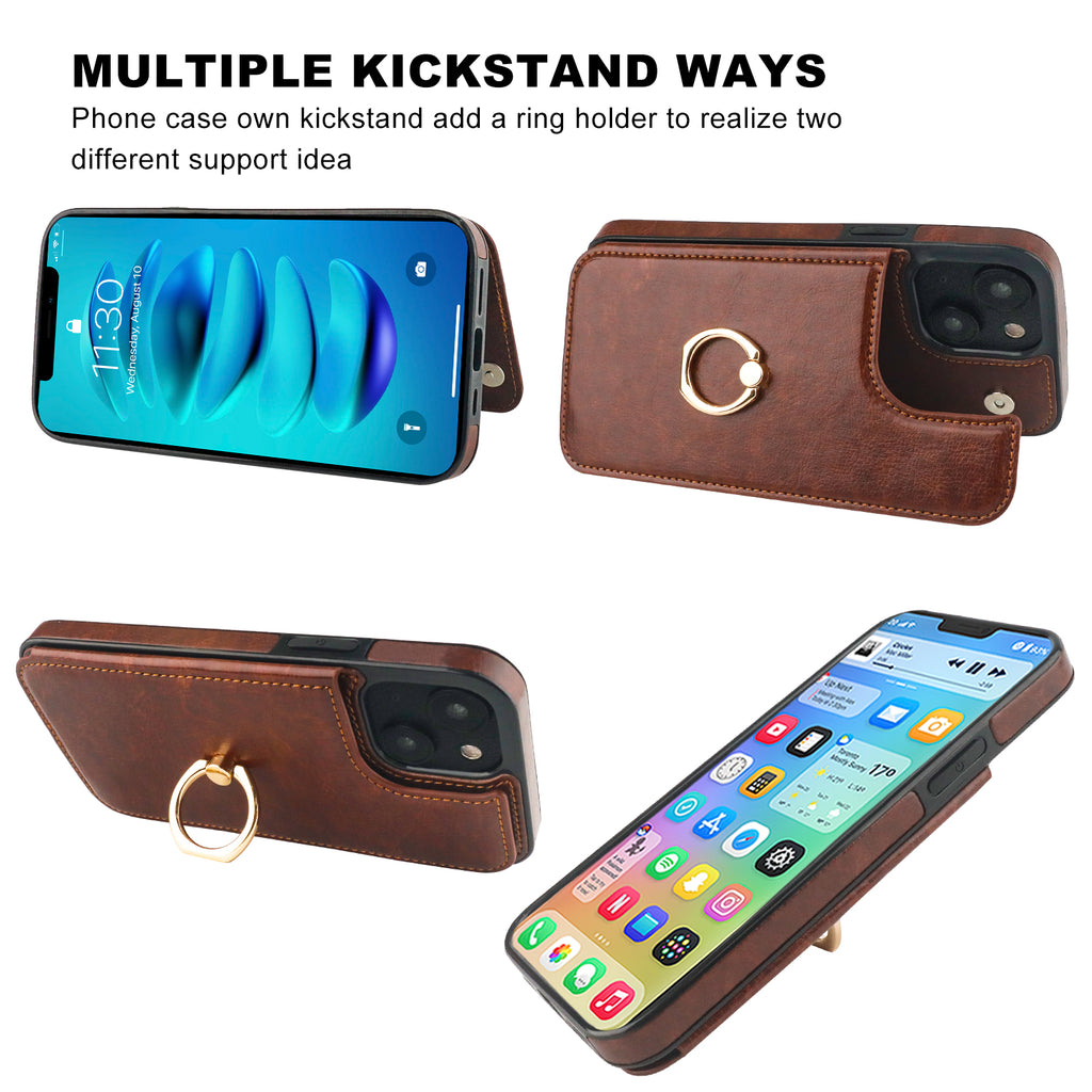 Ring Holder Wallet Card Case | for iPhone 14