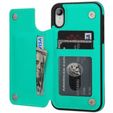 Leather Wallet Card Holder Case | for iPhone XR