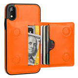 Kickstand Flip Magnetic Wallet Case | for iPhone XR