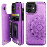 Mandala Pattern Wallet Card Case | for iPhone 12/12 Pro