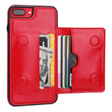 Kickstand Flip Magnetic Wallet Case | for iPhone 7/8 Plus