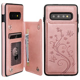 Butterfly Pattern Flip Wallet Case | for Galaxy S10 Plus