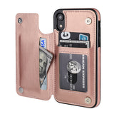 Leather Wallet Card Holder Case | for iPhone XR