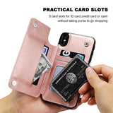 Leather Wallet Card Holder Case | for iPhone XR