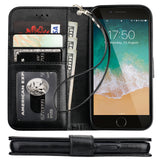 Premium PU Leather Flip Wallet Case | for iPhone 7/8/SE 2020