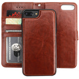 Detachable Leather Wallet Case | for iPhone 7/8 Plus