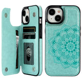 Mandala Pattern Wallet Card Case | for iPhone 15