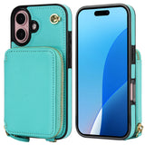 Crossbody Lanyard Wrist Strap Wallet Case | for iPhone 16