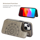 Mandala Pattern Wallet Card Case | for iPhone 15