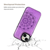 Mandala Pattern Wallet Card Case | for iPhone 15