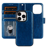 Detachable Leather Wallet Case | for iPhone 15 Pro