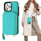 Crossbody Zipper Handbag Wallet Case | for iPhone 15 Pro Max